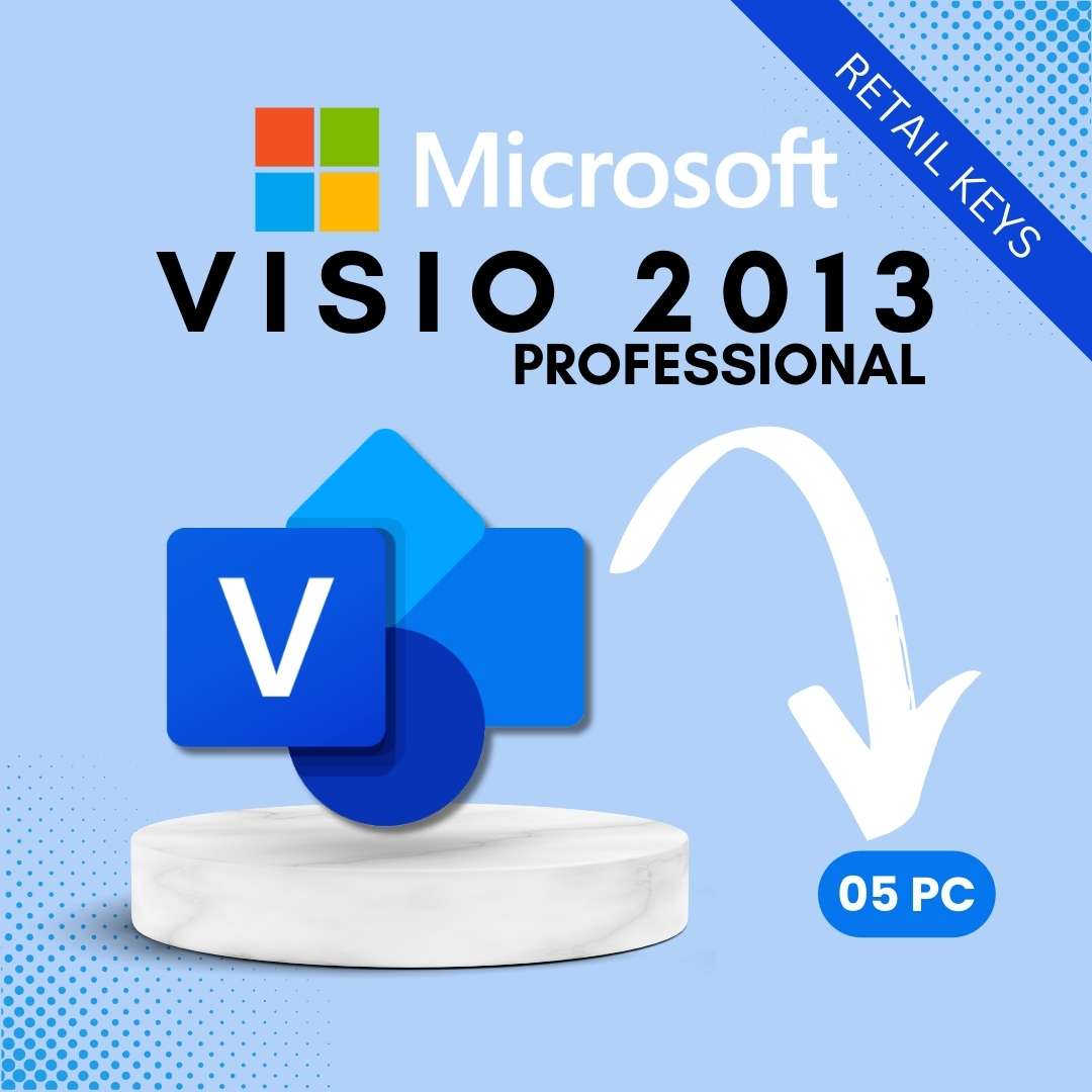 Visio 2013 Professional 5PC [Retail Online]